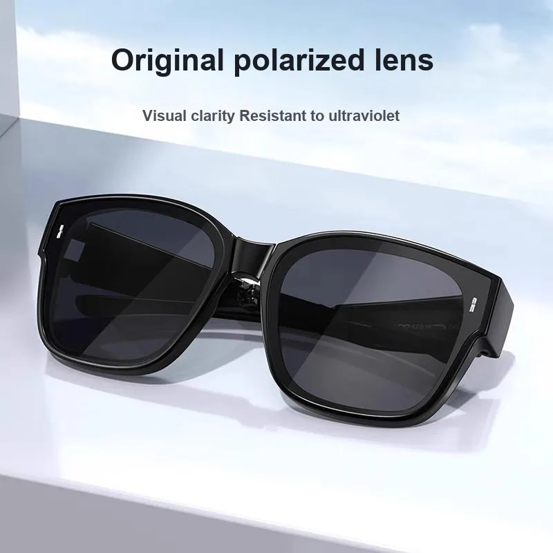 Anxious TR90 Square Sunglasses Unisex-3
