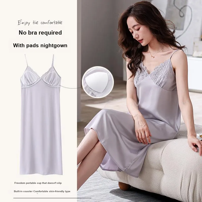 MIIOW Cool One Summer Series Nightgown Women's Light Purple-3