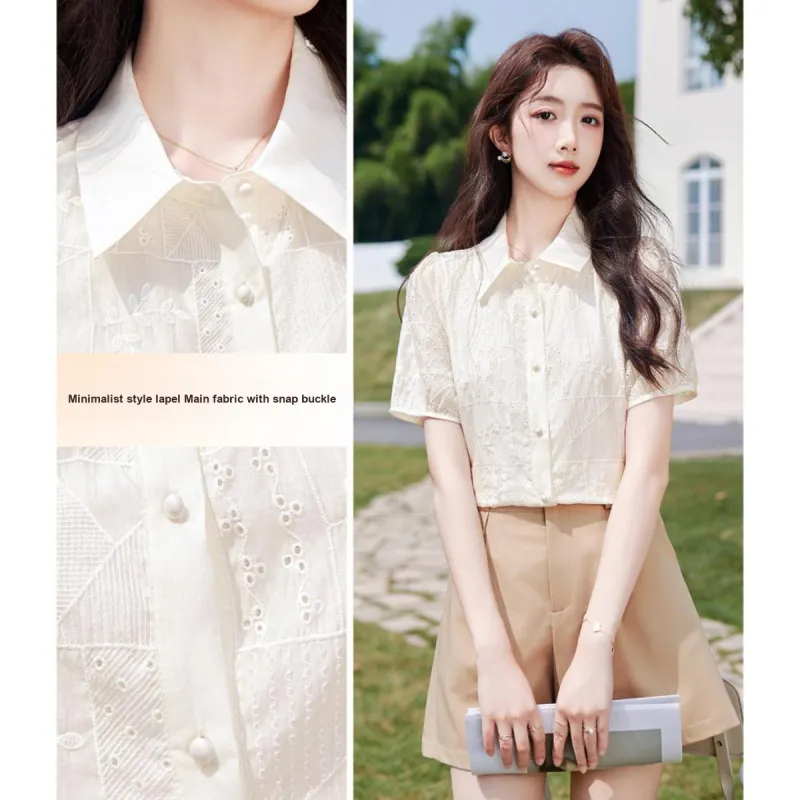 Like The Age Of Water Shirt Regular Women's Apricot-3