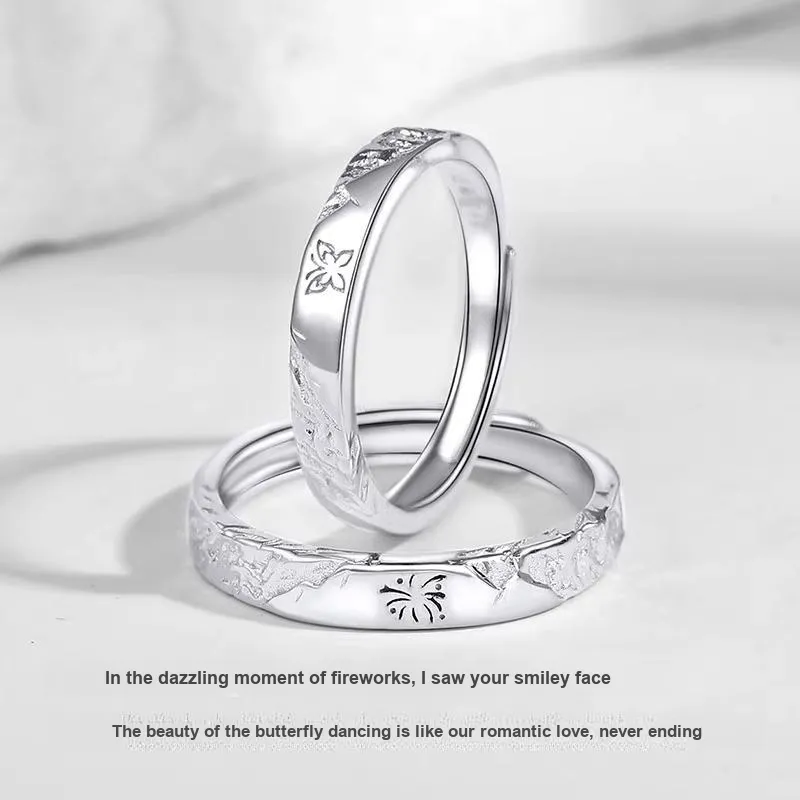 Anxious 999 Fine Silver Rings Unisex-4