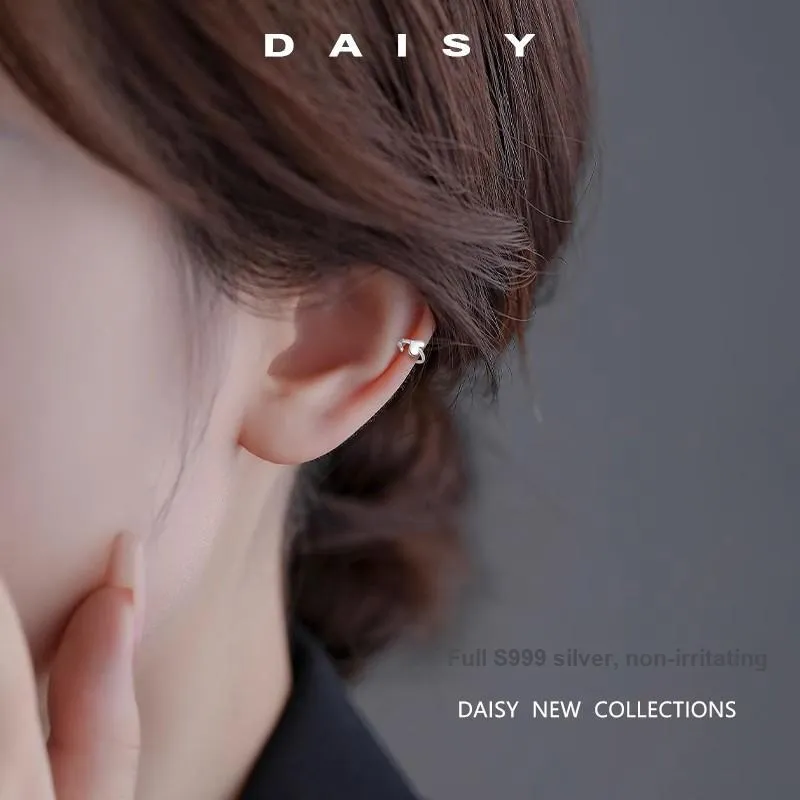 Daisy Dream Full Sterling Silver Stud Earrings Women's-1