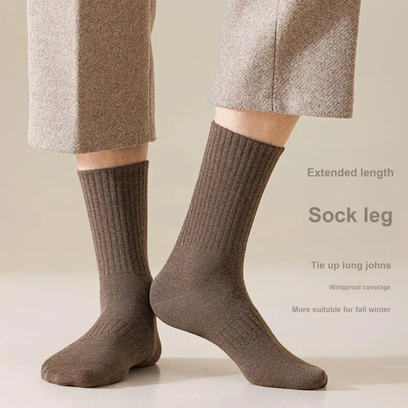 XXLLG Mid Calf Socks Men's Shopping Bag 3 Pack-2