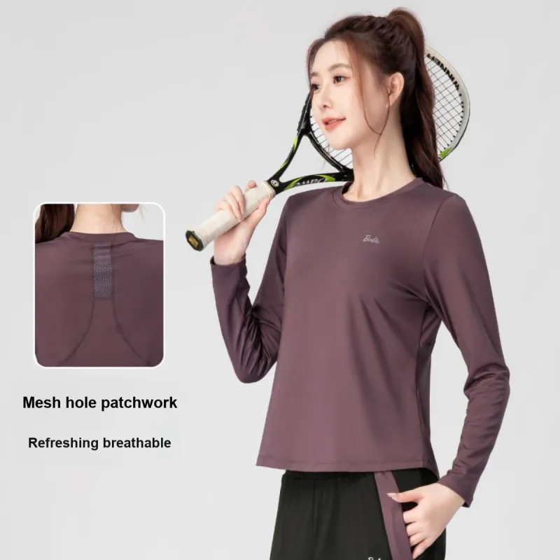 Barbie Yoga T Shirt Women's Purple-2