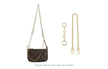 Luxury Care Artisan Workshop Alloy Bag Straps Unisex Gold
