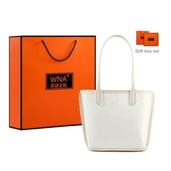 Vigno Synthetic Leather Shoulder Bag Crossbody Bag Handbag Medium Size Women's Ecru