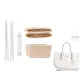 Glacier White Underarm Shoulder Strap+Shoulder Pads+Liner