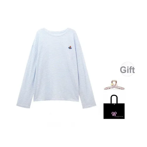 Aimilian Светло-синие Женские T-рубашки