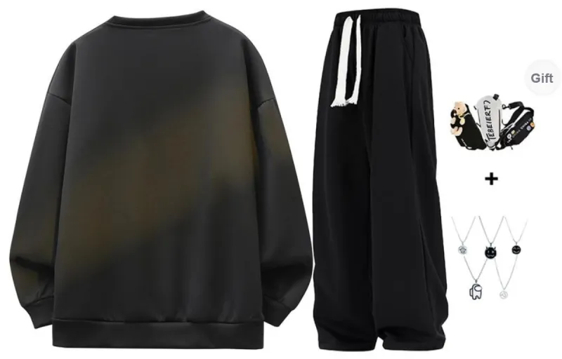 LIGHTNING BEAR Sweatshirt Set Unisex-1