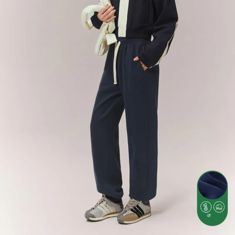 CHUU Casual Pants Women's Navy Blue-2