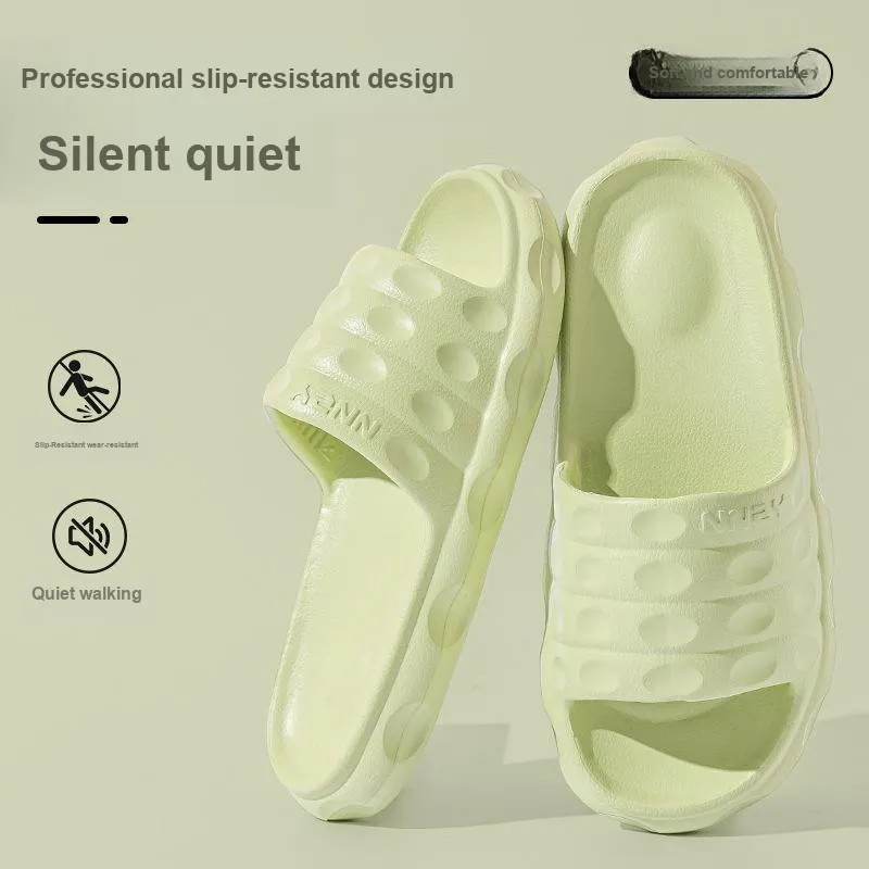 Lighthearted Minimalist Style Slippers Spring Summer Home EVA Slippers, Soft And Springy Feeling-2