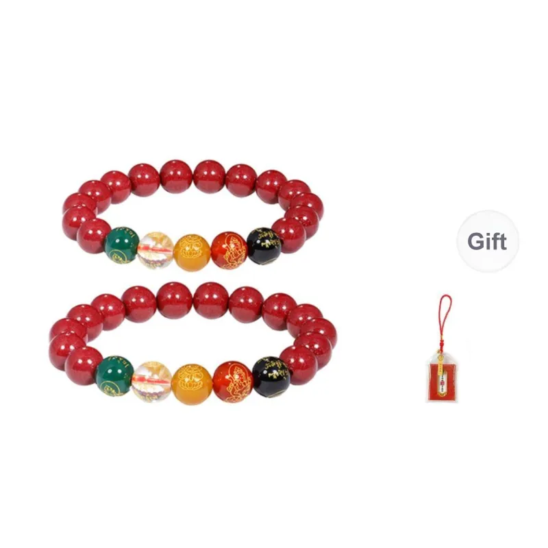 LUXLINE Cinnabar Bracelets Unisex-8