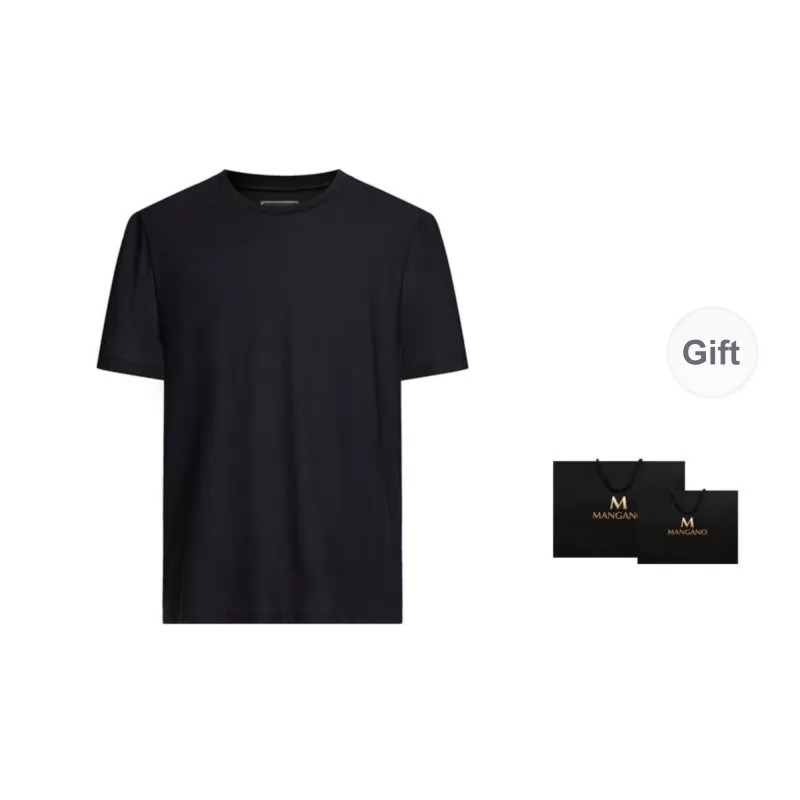 MANGANO T Shirt Men's Black Comes With Brand Shopping Bag-2