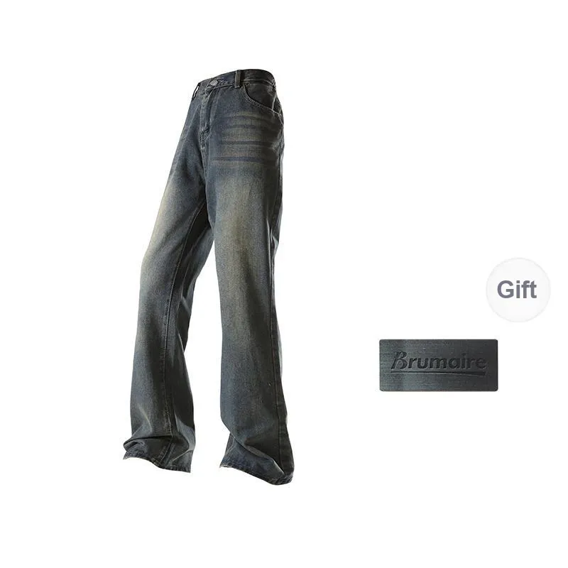BRUMAIRE Jeans Unisex Nostalgic Yellow Includes Brooch-0