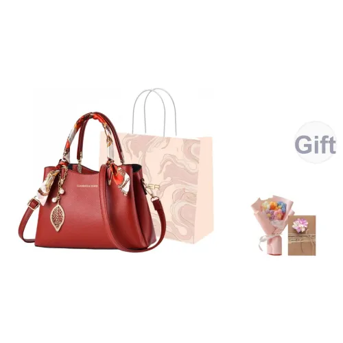 GATOER PU (полиуретан) Сумка Женская Экрю Черный Темно-синий Красный