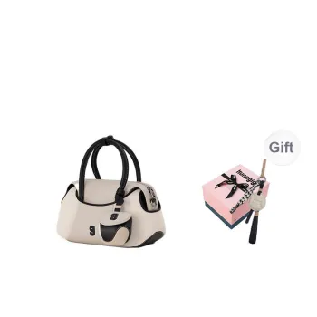 KUNOGIGI Cow Leather Handbag Regular Women's White