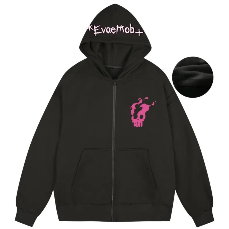 *EVAE+MOB Skull Series Sweatshirt Unisex-13