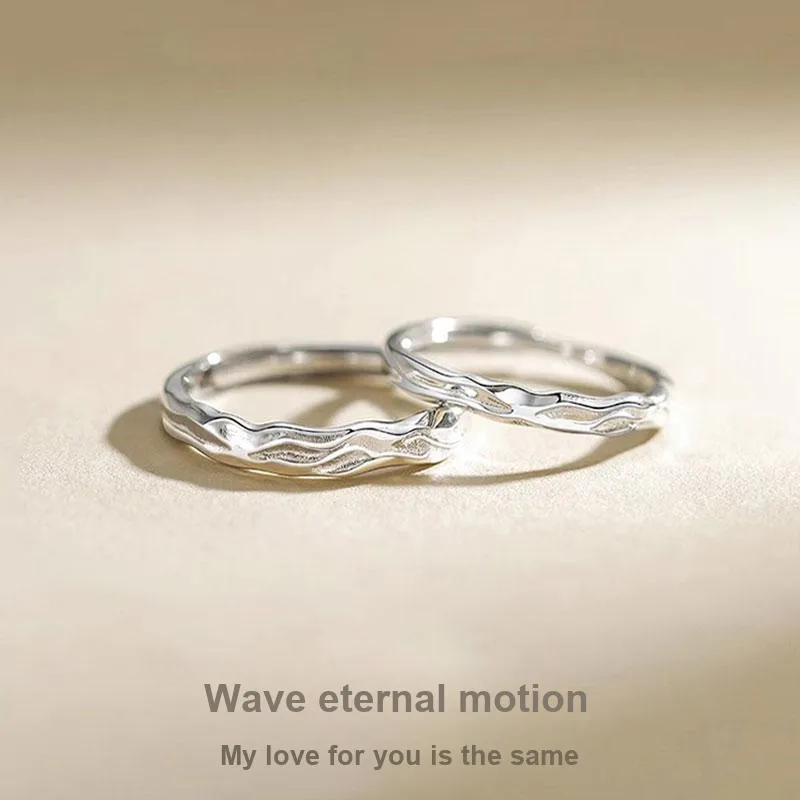 Kelanxi 925 Sterling Silver Rings Unisex-1
