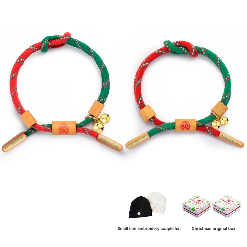 Rastaclat Polyester Small Lion Woven Bracelet Unisex-12