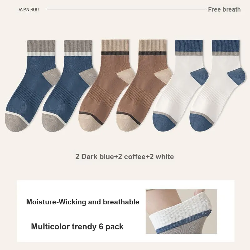 7 SEVFUN Mid Calf Socks Unisex Combo Set-15