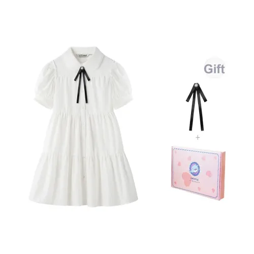 Tokyo Season Короткий рукав Платье Весна и Лето Женское Набор в подарочной коробке Белый