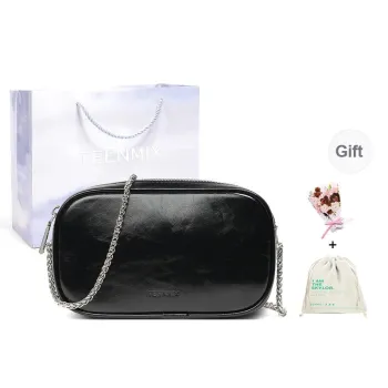 Teenmix Cow Leather With Synthetic Leather Chain Bag, Cell Phone Pouch, Shoulder Bag, Crossbody Bag Women's Multicolor