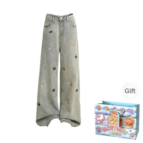 Gentle welcome Jeans Women's Blue Pants Shopping Bag