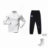White+North Carolina Pants Black+White Signature Socks