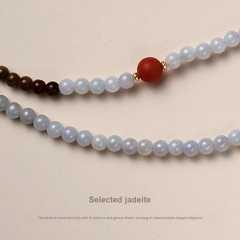 QIAOWUQIAONV Ice Glutinous Necklaces Women's-3
