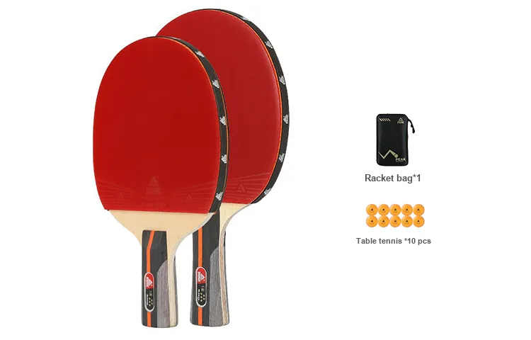 PEAK NICE Collection Ping Pong Paddles Unisex All Wood-6