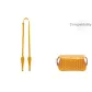 Yellow-Crossbody Adjustable Strap 132-160.6cm[Upgraded/More Secure]