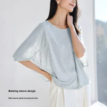 IHIMI Batwing Sleeve T Shirt Women's