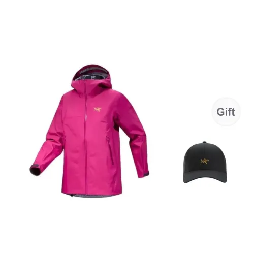 Arcteryx BETA Water-Resistant Windproof Breathable Water-Repellent Windbreaker Jacket Women's Thousand-Thread Purple