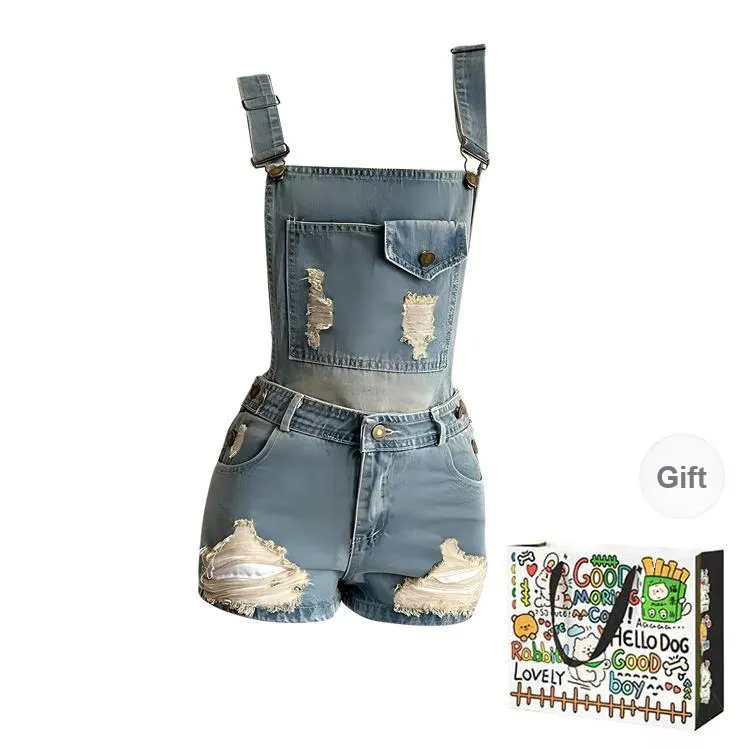 BVODE Denim Shorts Women's-0