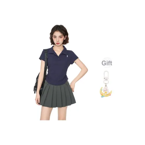 Princess Berdele T-рубашка Женская Темно-синяя