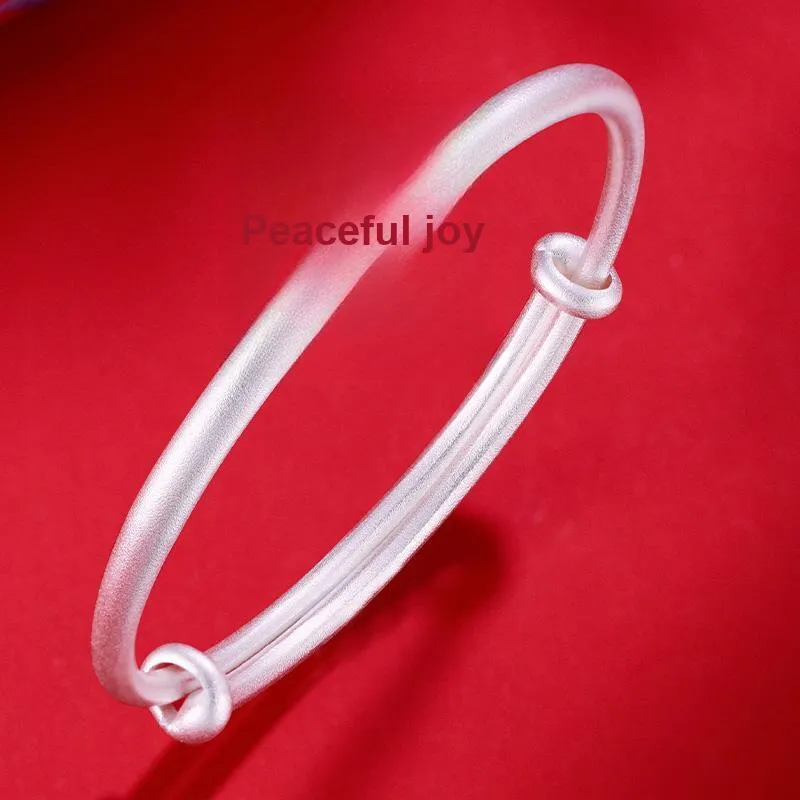 Silver Place 999 Fine Silver Bangles Kids'-2