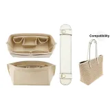 [Coach City 30]Ecru Felt Liner+Ecru Invisible Shoulder Pads