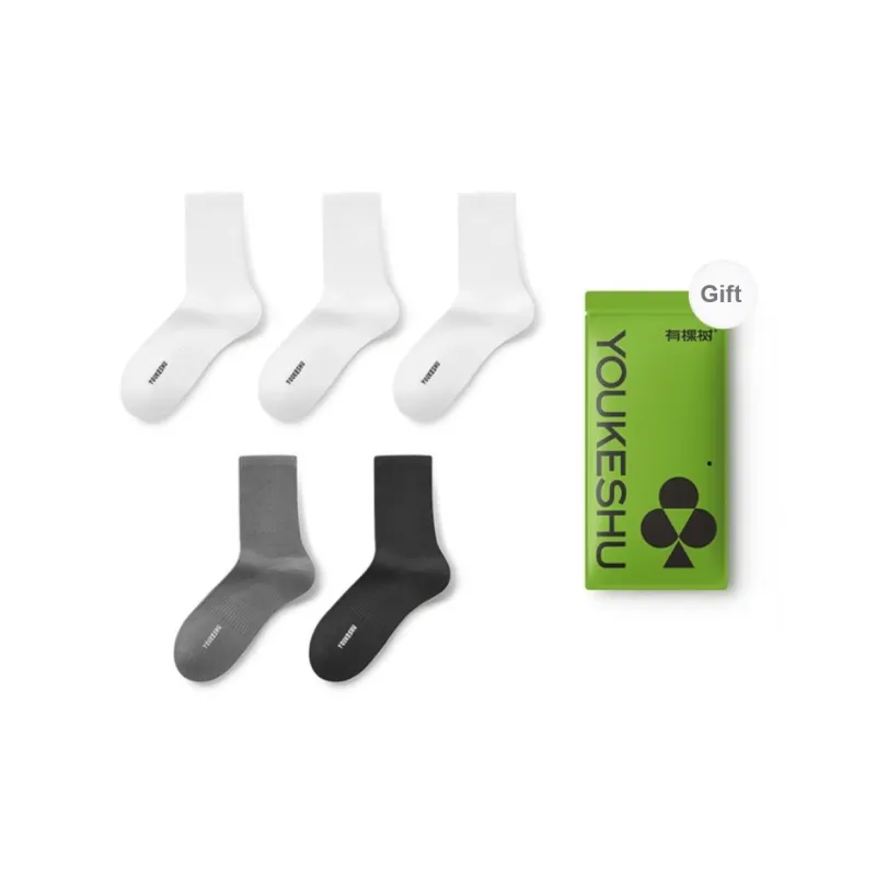 YOUKESHU Men Mid Calf Socks-7