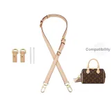 Vegetable Tanned Leather Two-Piece Set[1.8cm-Width 3 Sections Adjustable 70-123cm+Abrasion-Resistant Buckle]