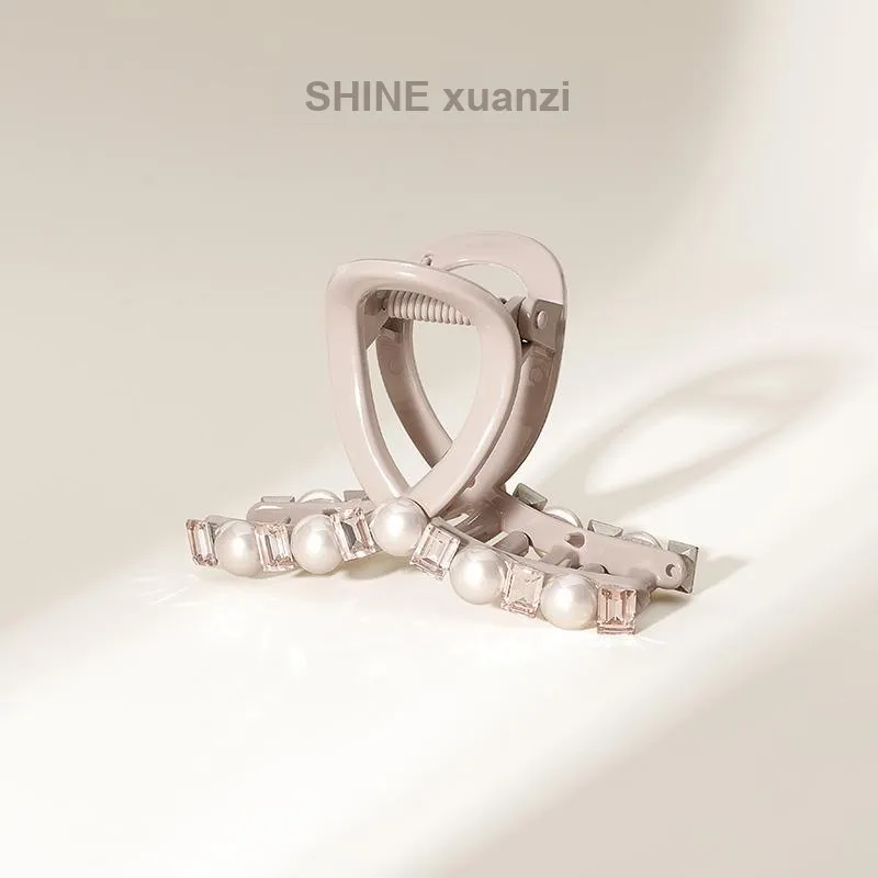 SHINE Champagne Time Collection Acrylic, Crystal, Shell Pearl Hair Clips Women's-1