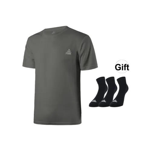 PEAK T-Shirt Унисекс Серый В комплекте носки