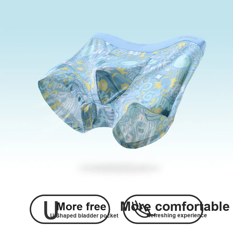 MIIOW Trendy Party Collection Cooling Summer Collection Underpants Summer Thin Men's Combo Set-3