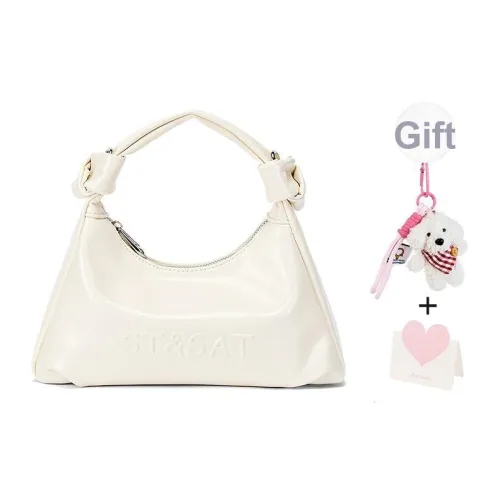 ST SAT Сумка через плечо из синтетической кожи сумка обычного размера женская белая