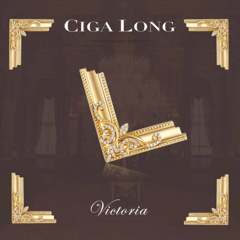 CIGA LONG Stars Autumn And Winter Accessories On The Top Of The Victorian Frame Dress With The Designer Brooches Unisex-1