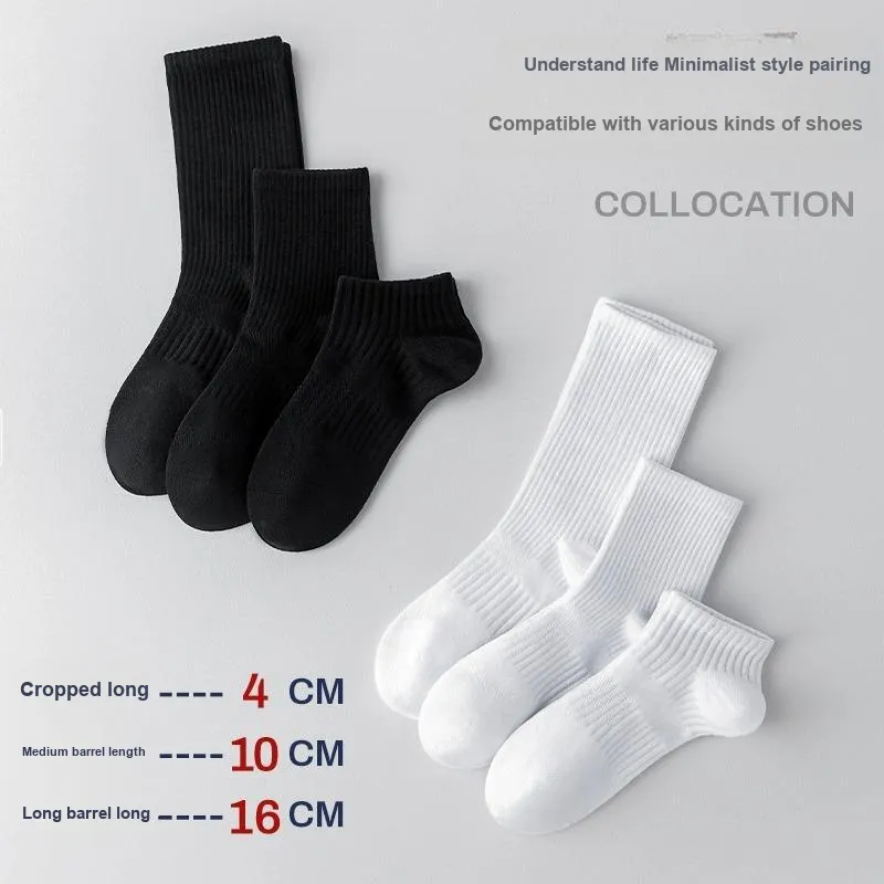 LUOLIAN Basketball Socks Men's 3 Pack-4