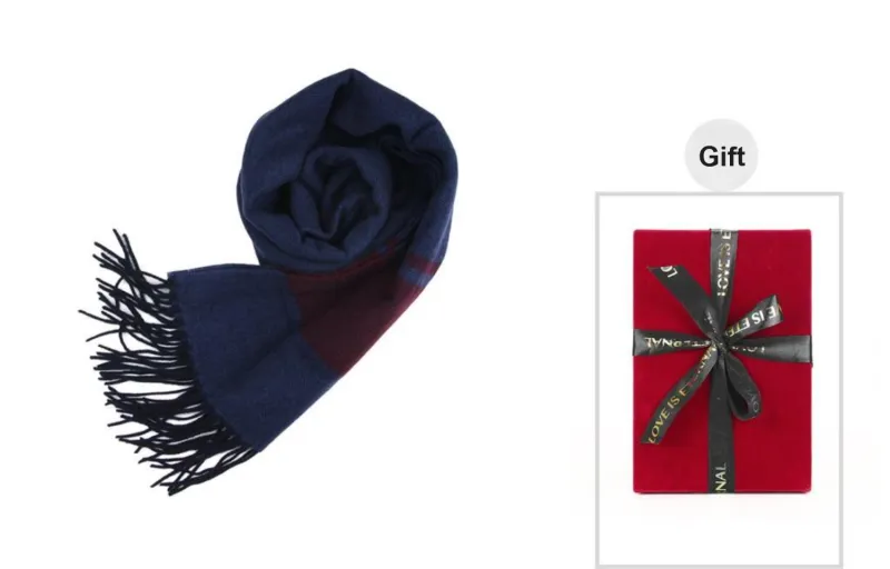 MUSTKOO Knit Scarves Men-5