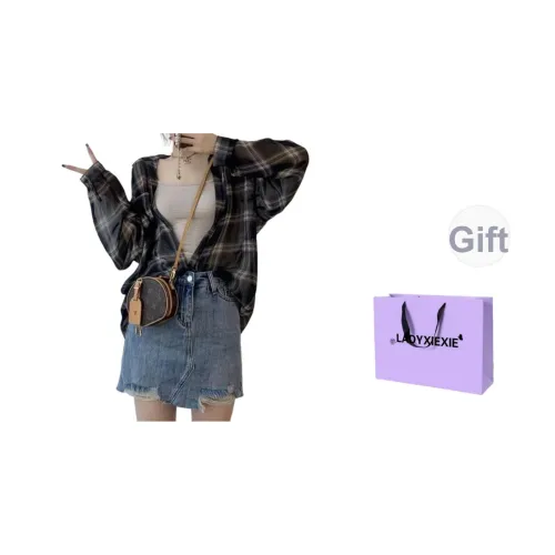 LADYXIEXIE Изображение Цвет Женская Рубашка