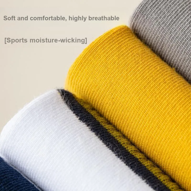 Lan Miao Mid Calf Socks Men 5 Pack-3