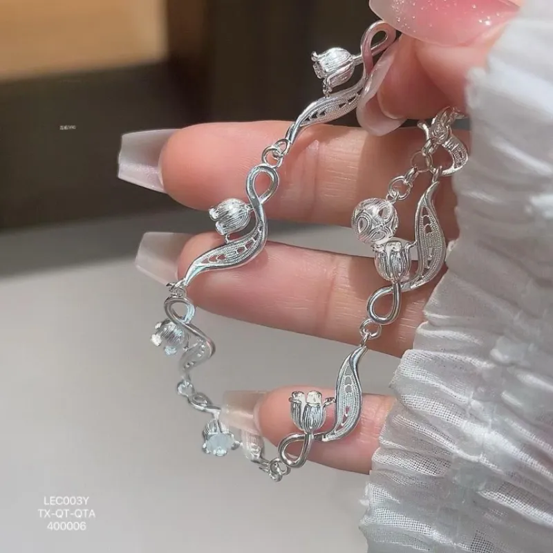 AITAO 990 Silver Pure Silver Bracelets Women's-4