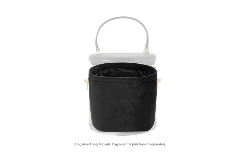 Lan Bao Fan DuPont Paper, Original Velvet Texture Bag Accessory Bag Insert Women's Black-1