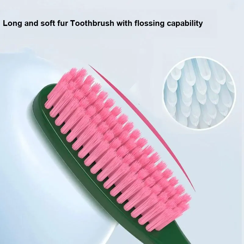 Paul dent Large Soft Bristles Brush Head Toothbrushes Freshening Breath-2